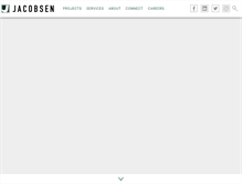 Tablet Screenshot of jacobsenconstruction.com